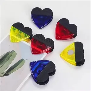 Heart-shaped Refrigerator Magnet Clips