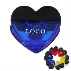 Heart-shaped Refrigerator Magnet Clips