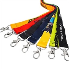 0.79" Custom Full-Color Badge Lanyards with Clip
