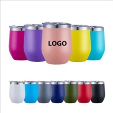12 oz Custom Stainless Steel Double Layer Eggshell Cup