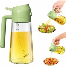 2 in 1 Oil Dispenser Bottle for Kitchen