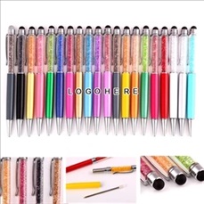 2-in-1 Slim Crystal Diamond Stylus Pen
