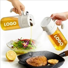 550ml Glass Auto Flip Cap Olive Oil Dispenser Bottle