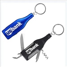 6-in-1 Multi-function Bottle Opener with Key Ring