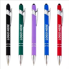 Aluminum touch screen ballpoint pen