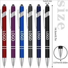 Ballpoint Pen with Stylus Tip