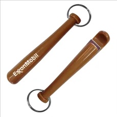 Baseball Bat Shaped Bottle Opener w/ Key Holder