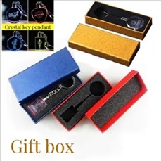 Beautiful luminous crystal commemorative pendant,key chain