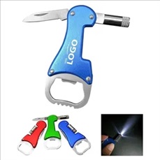 Bottle Opener Flashlight Knife