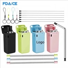 Collapsible Straw  (Stainless Steel)
