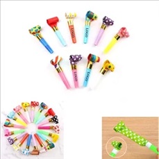 Colourful Funny Party Blowers Whistles