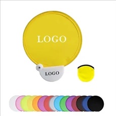 Custom Printed Folding Hand Fan with Pouch