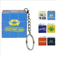 Custom Puzzle Cube w/ Keychain