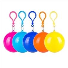 Disposable Rainy Day Poncho Ball