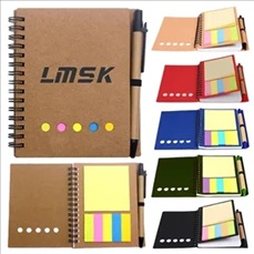 Eco-Friendly Pocket Complete Set Spiral Notebook