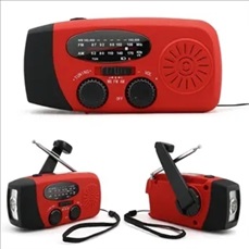Emergency Hand Crank Dynamo Radio with USB Phone Charger