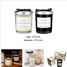 Essential oil scented candles bedroom lasting glass ornament