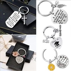 Fashion stainless steel key chain pendant jewelry gift