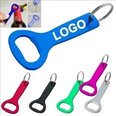 Flat Top Bottle Opener Keychain
