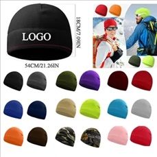 Fleece Skull Beanie for Running Skiing Cycling Sports