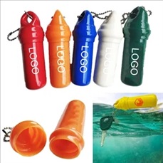 Floating Keychain With Waterproof Safety Container