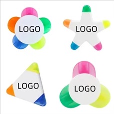 Flower-shaped graffiti fluorescent marker for stationery