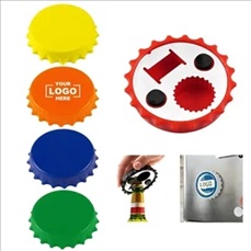 Fridge magnet beer bottle opener