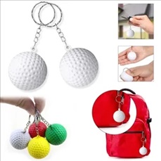 Golf Ball Stress Reliever Key Chain