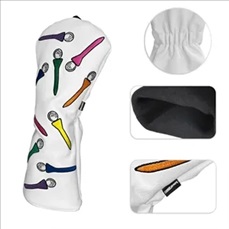 Golf Leather Driver Head Covers