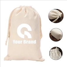 High-quality Cotton Drawstring Tote