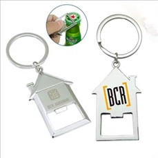 House Shaped Bottle Opener Key Holder