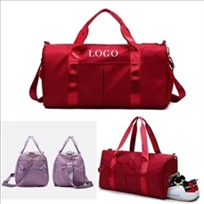 Large Capacity Sports Travel Gym Bag with Shoe Compartment