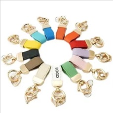 Leather Car Keychain
