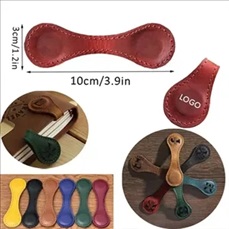 Leather Double-Sided Magnetic Bookmarks