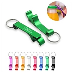 Lightweight aluminum bottle opener keycha