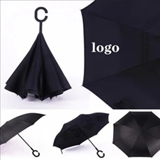 Long handle reverse umbrella