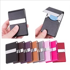 Magnetic Buckle Stainless Steel ID Case