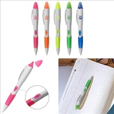 Marketing Plastic Retractable Dry Gel Highlighter Pens