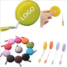 Mini PU Leather Round Sewing Tape Measure