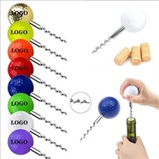 Mini Pocket Golf Ball Shaped Wine Opener/Corkscrews