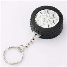 Mini Tire Tape Measure With Keychain