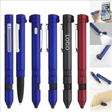 Multifunction 6 in 1 Tactical Pen with Compass