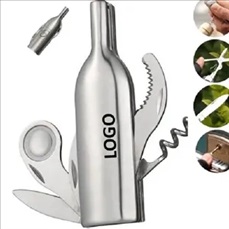 Multifunctional bottle opener with keyring