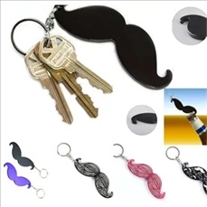 Mustache Key Chain / Bottle Opener