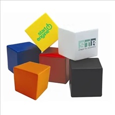PU Foam Anti Stress Cube Shaped Toy