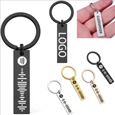 Personalized Music Keyring