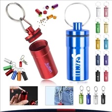 Pill Bottle Keychain