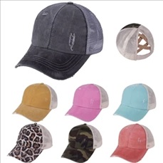 Ponytail Trucker Mesh Cap