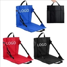 Portable Foam Padded Stadium Cushion with Back Pouch