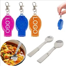 Portable Folding  Stainless Steel Forks and Spoons